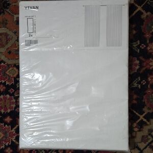 IKEA Vivan White Curtain Panels